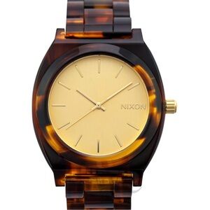 **Beautiful Women/s NIXON Tortoiseshell/Gold Watch**